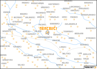 map of Nemčavci