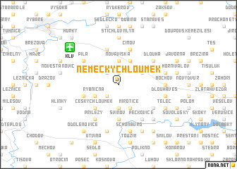 map of Německý Chloumek