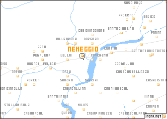 map of Nemeggio