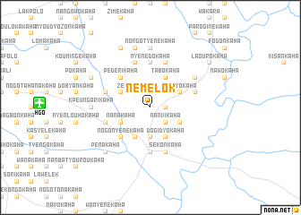 map of Némélok