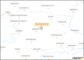 map of Nemerka