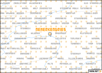 map of Nemerkendries