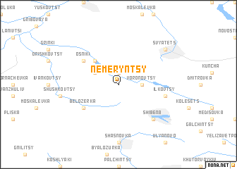 map of Nemeryntsy