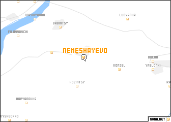 map of Nemeshayevo