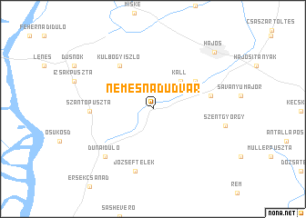 map of Nemesnádudvar