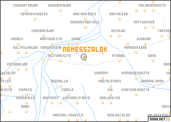 map of Nemesszalók