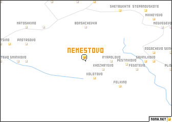 map of Nemestovo