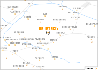 map of Nemetskiy