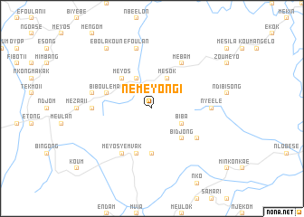 map of Néméyong I