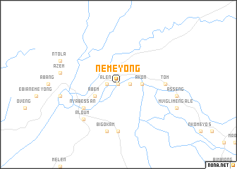 map of Néméyong