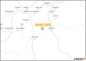 map of Néméyong