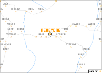 map of Néméyong
