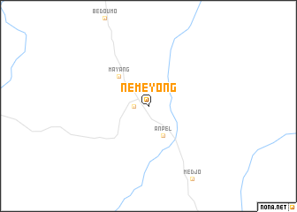 map of Néméyong