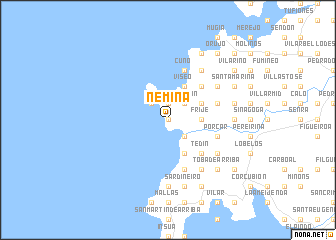map of Nemiña