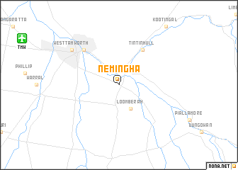 map of Nemingha