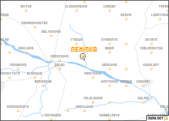 map of Neminka