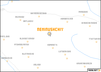 map of Neminushchiy