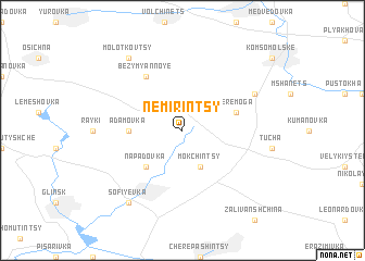 map of Nemirintsy