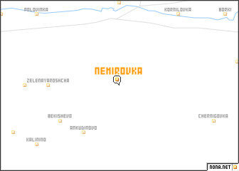 map of Nemirovka
