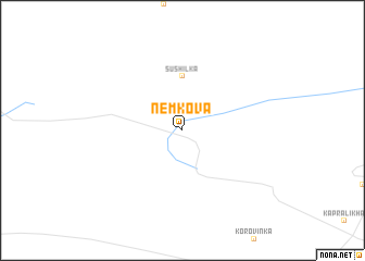 map of Nemkova