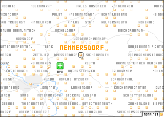 map of Nemmersdorf