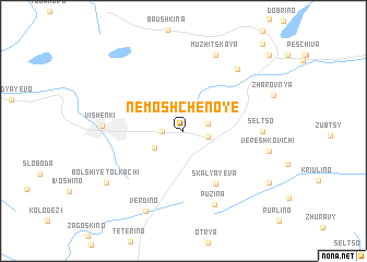 map of Nemoshchenoye