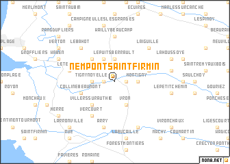 map of Nempont-Saint-Firmin