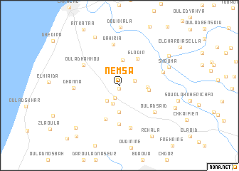 map of Nemsa