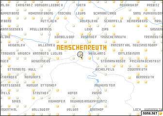 map of Nemschenreuth