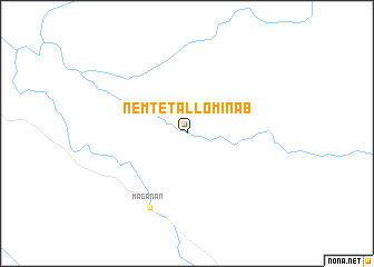 map of Nemtet Allominab