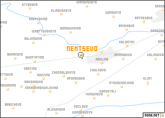 map of Nemtsëvo