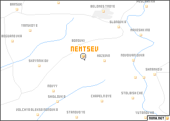 map of Nemtsev