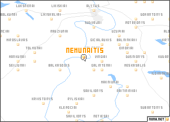 map of Nemunaitis