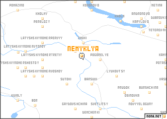 map of Nemyklya