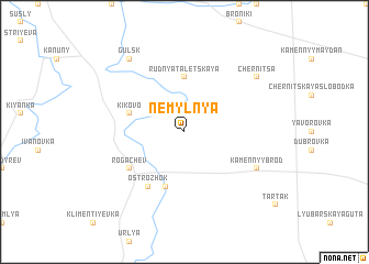 map of Nemylʼnya