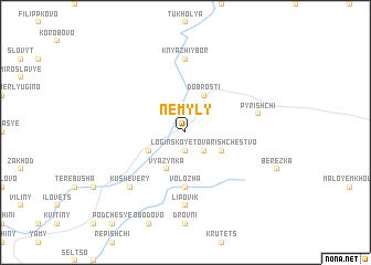 map of Nemyly