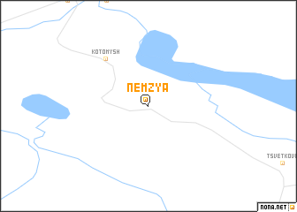 map of Nemzya