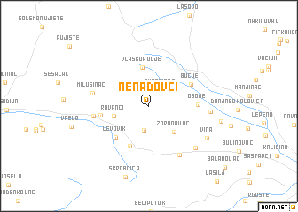 map of Nenadovci