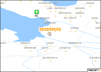 map of Nenänperä