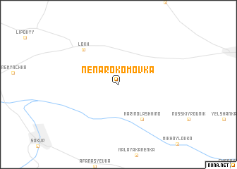map of Nenarokomovka