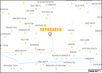 map of Nenashevo