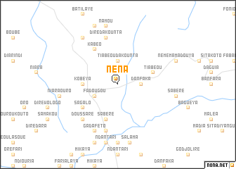 map of Néna