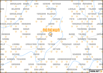 map of Nenehun