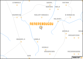 map of Nènèrèbougou