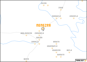 map of Nénézra