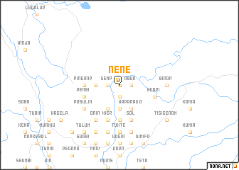 map of Nene