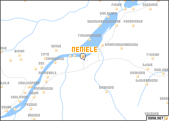 map of Néniélé