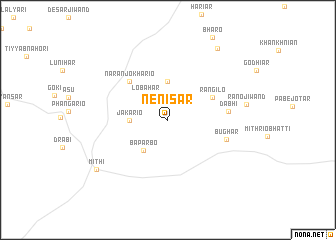 map of Nenisar