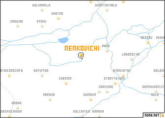 map of Nenʼkovichi
