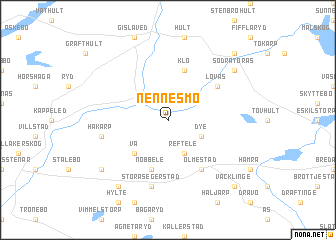 map of Nennesmo